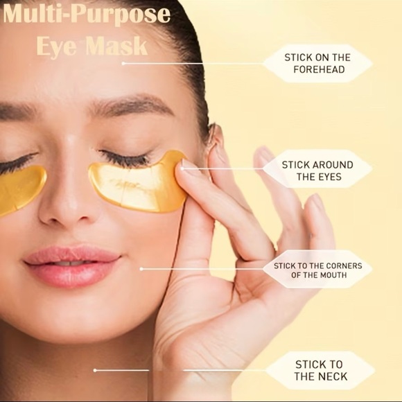 🏆👀 Luxurious Golden Crystal Collagen Eye Mask (Firm, Brighten, Fade Lines) - Picture 4 of 8
